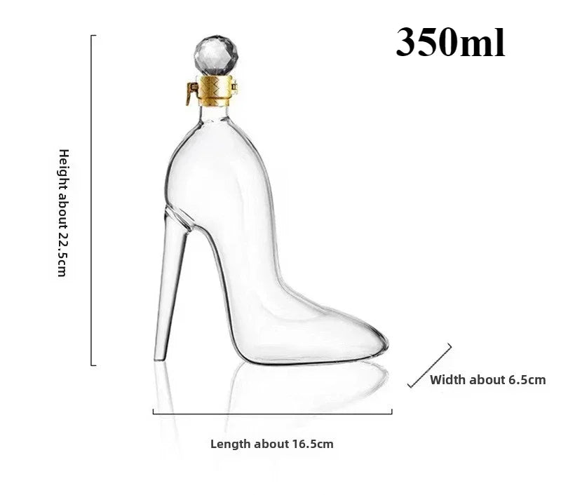 Elegant Crystal Wine Carafe