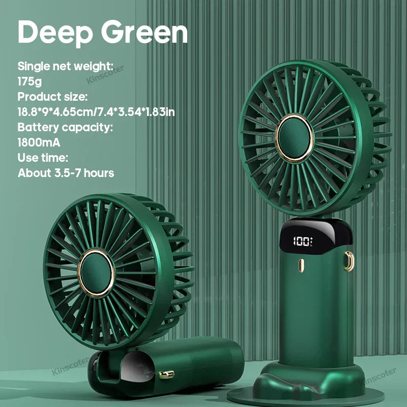 Mini Multi Function Fan with LED Screen