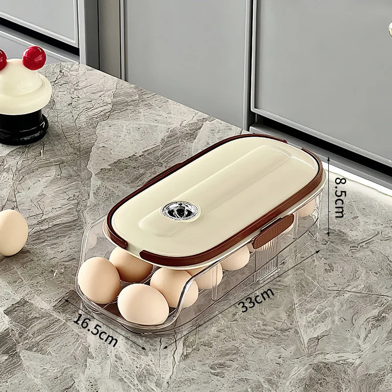 Space Saving Stackable Egg Holder Tray