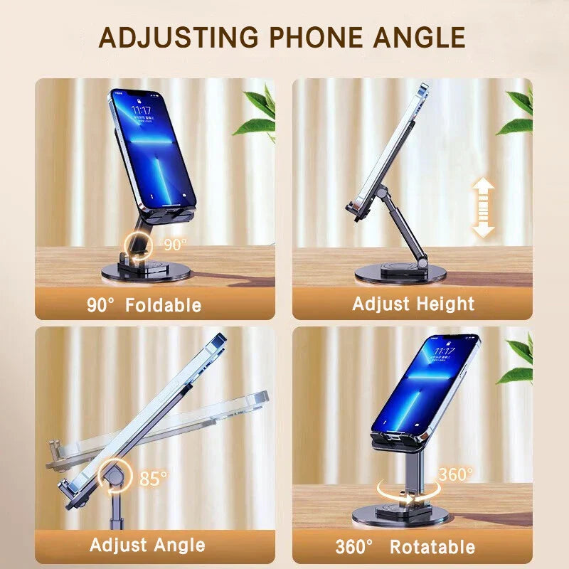 Stable 360 Rotating Foldable Phone Tablet Holder