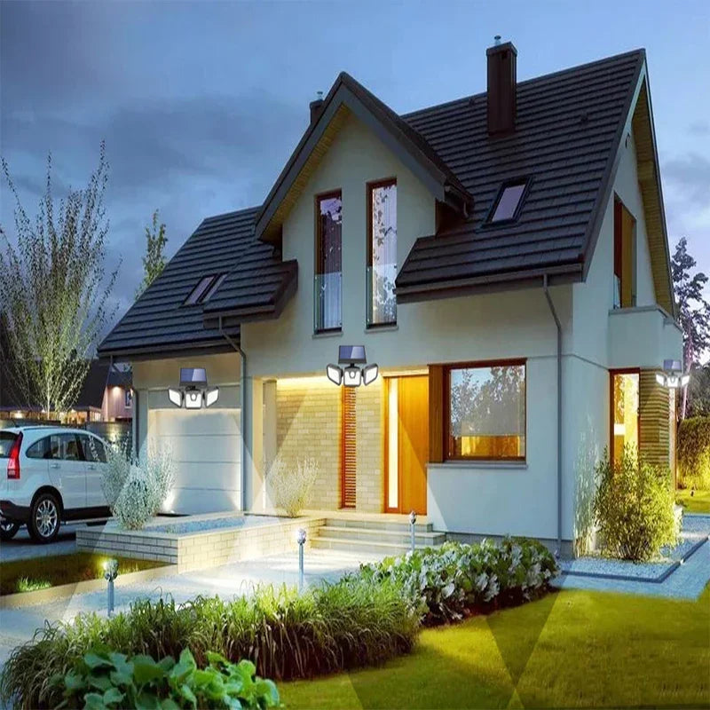 Energy Efficient Motion Sensor Solar Outdoor Lamp
