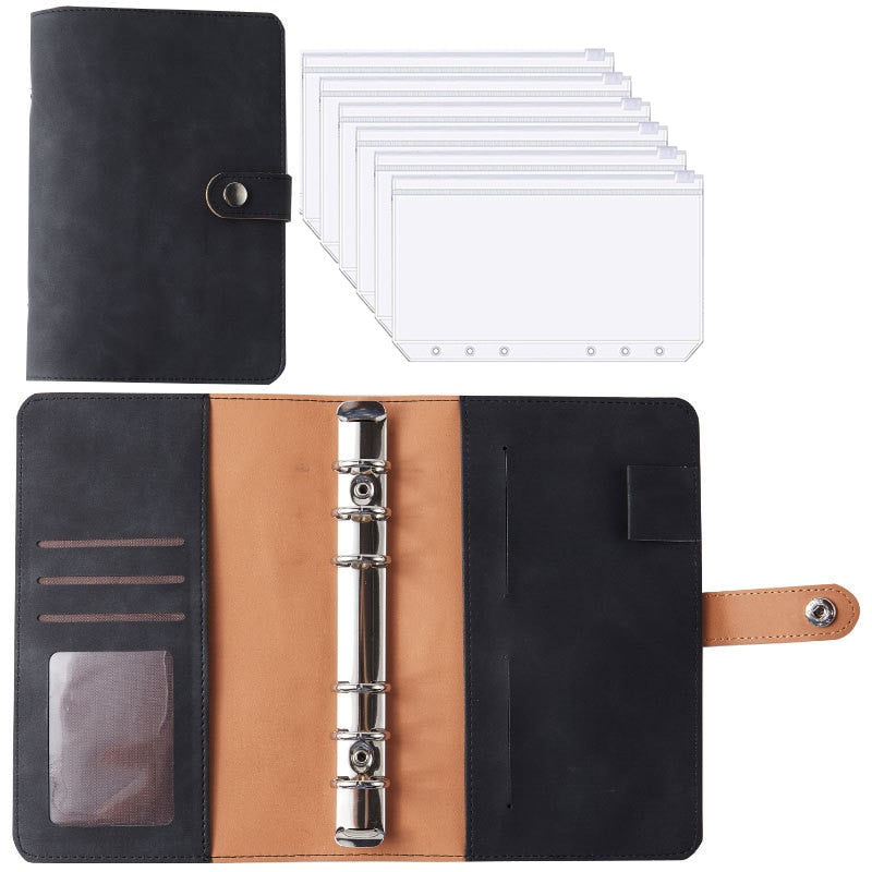 Luxury Leather Wallet Journal Planner Combo