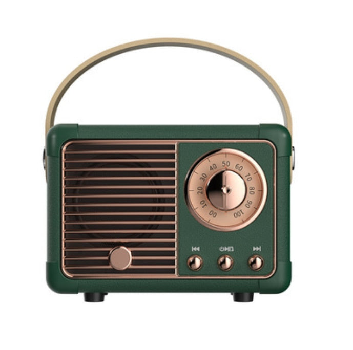 Portable Retro Bluetooth Speaker System
