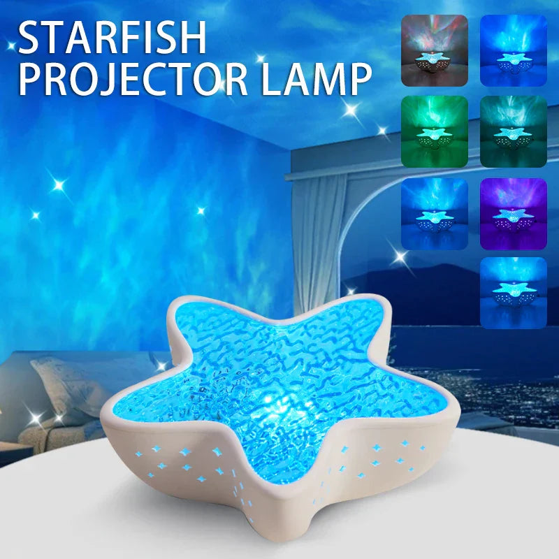 Vibrant Sea LED Projection Night Lamp - Luxicro