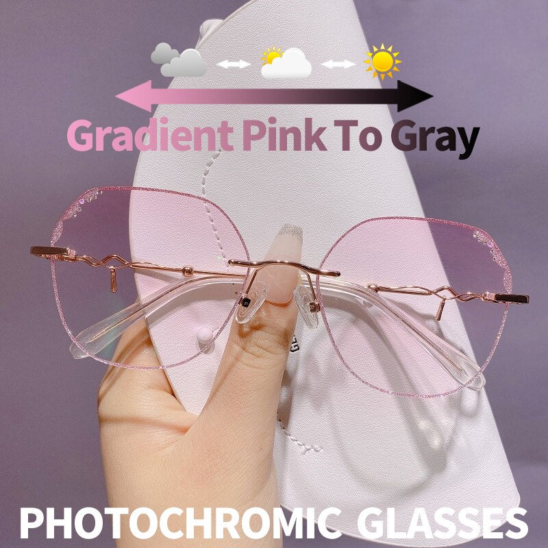 Slim Lightweight Metal Frame Glasses