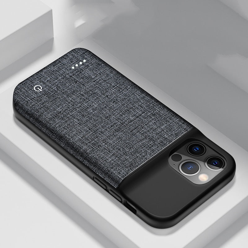 Compact Power Bank Phone Charger Case - Luxicro