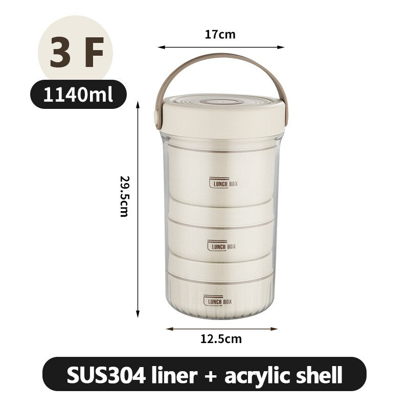 Leakproof Airtight Plastic Food Storage Container Box