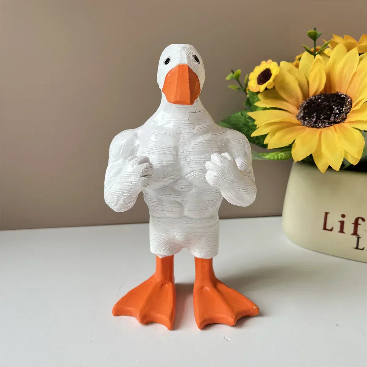 Durable Outdoor Large Goose Statue - Luxicro