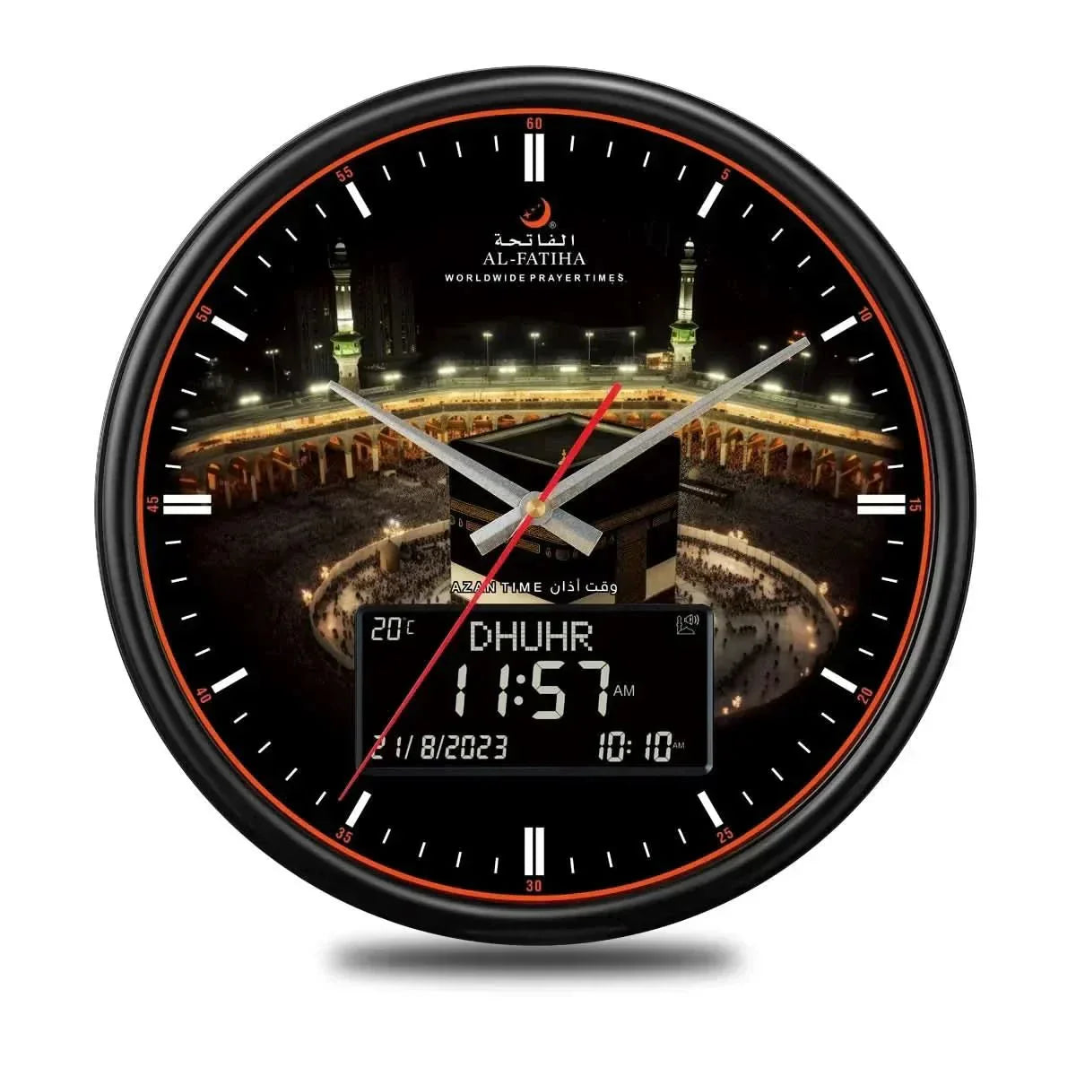 Automatic Islamic Prayer Clock with 10 Alarm Sounds