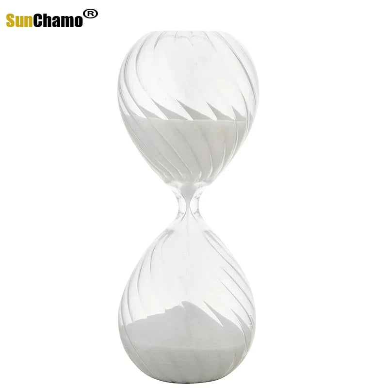 Classic 30Min Glass Hourglass Timer Decor