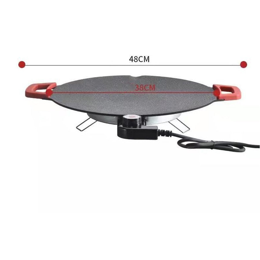 Easy Clean Indoor Electric BBQ Grill Plate