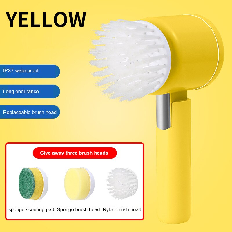Heavy Duty Cordless Scrubbing Brush Cleaner