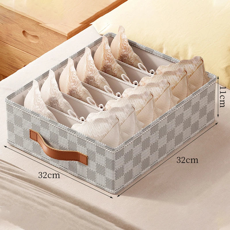 Portable Foldable Organizer Box for Socks and Underwear