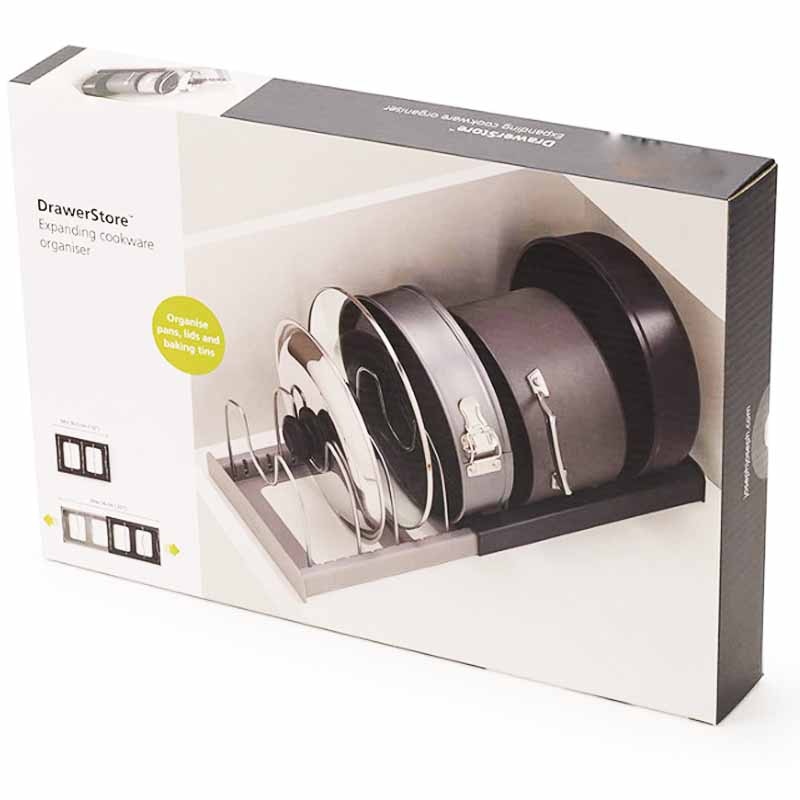 Kitchen Cabinet Cookware Storage Rack