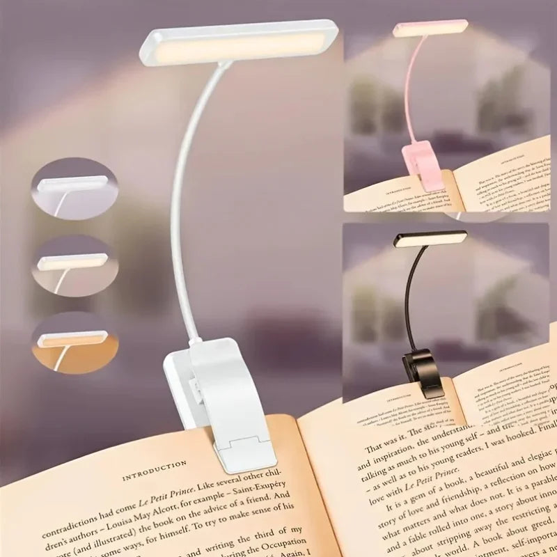 Compact Rechargeable Desk Light with Adjustable Brightness