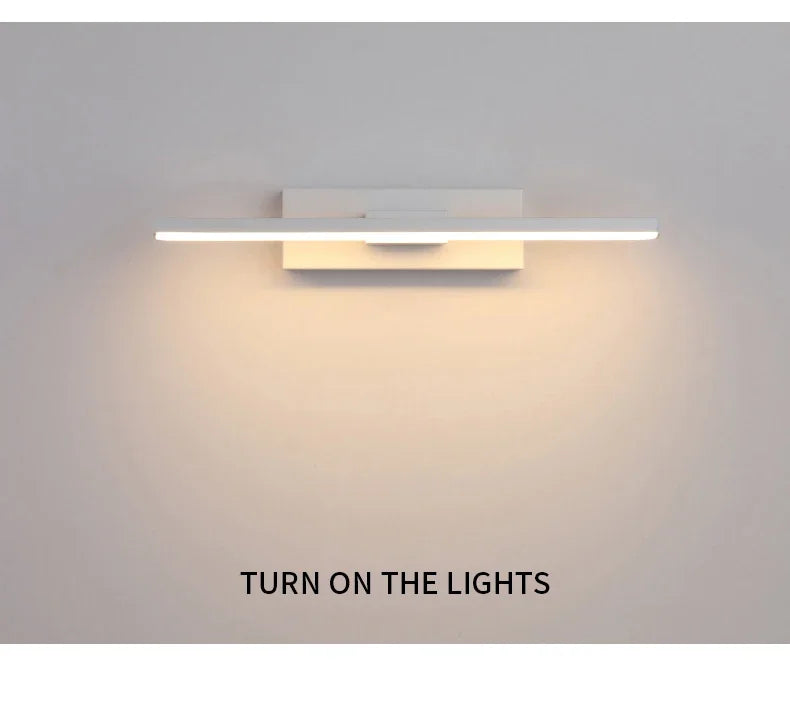 Slim Adjustable LED Wall Lamp with 330° Rotation