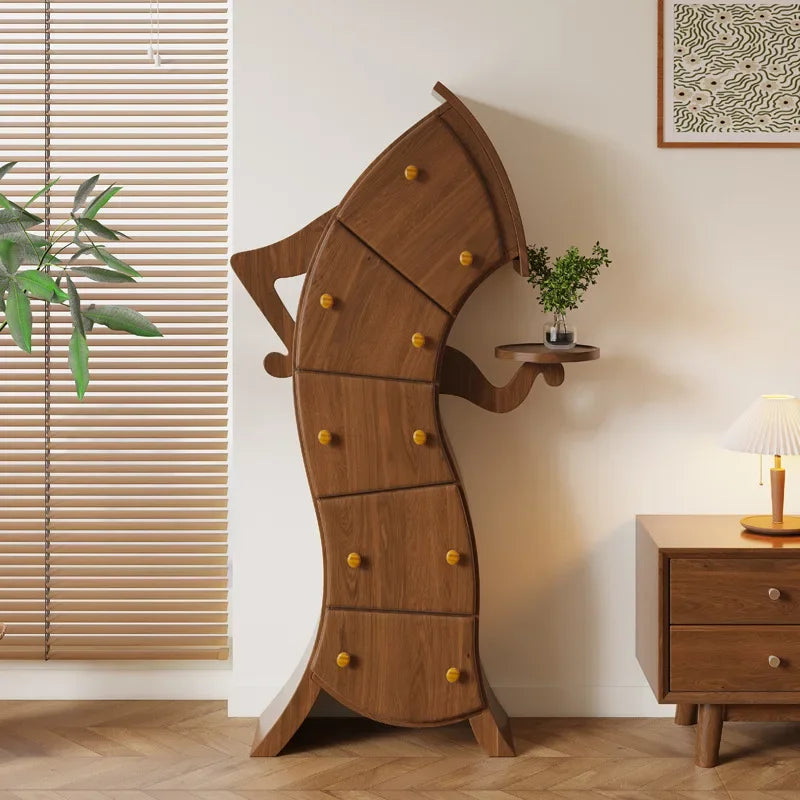 Classic Wooden Accent Storage Cabinet - Luxicro