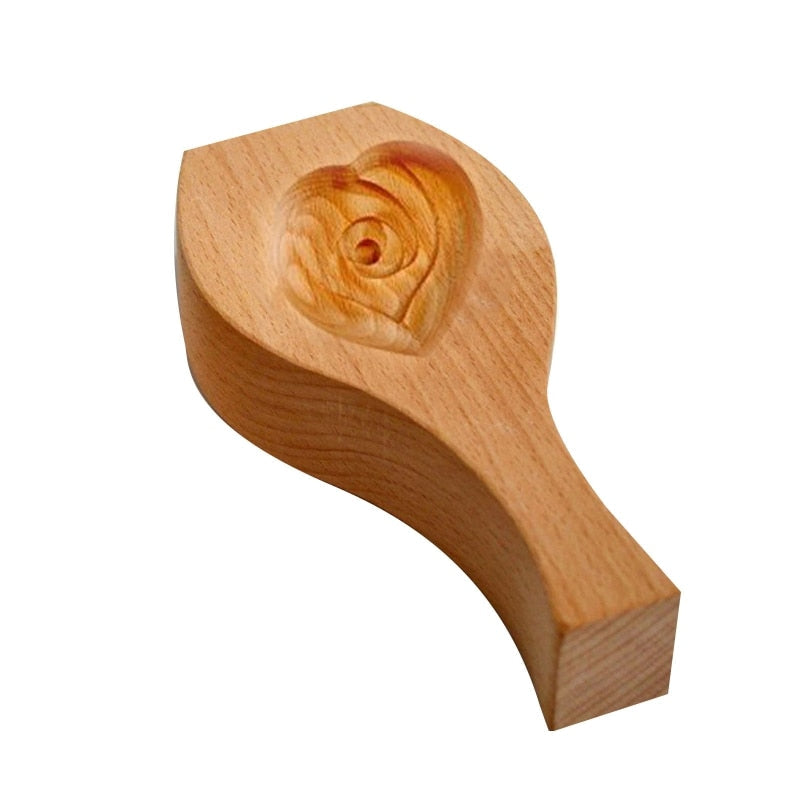 Natural Wood Mooncake Maker Tool