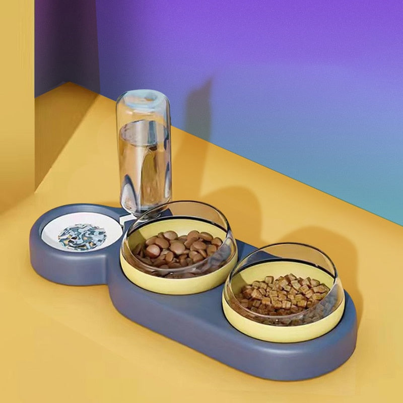Automatic Pet Feeder and Water Bowl - Luxicro