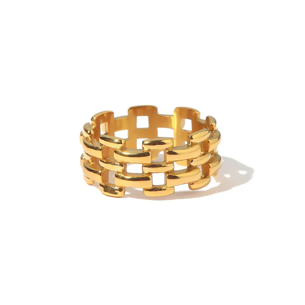 Luxury Seed Bead Cocktail Ring
