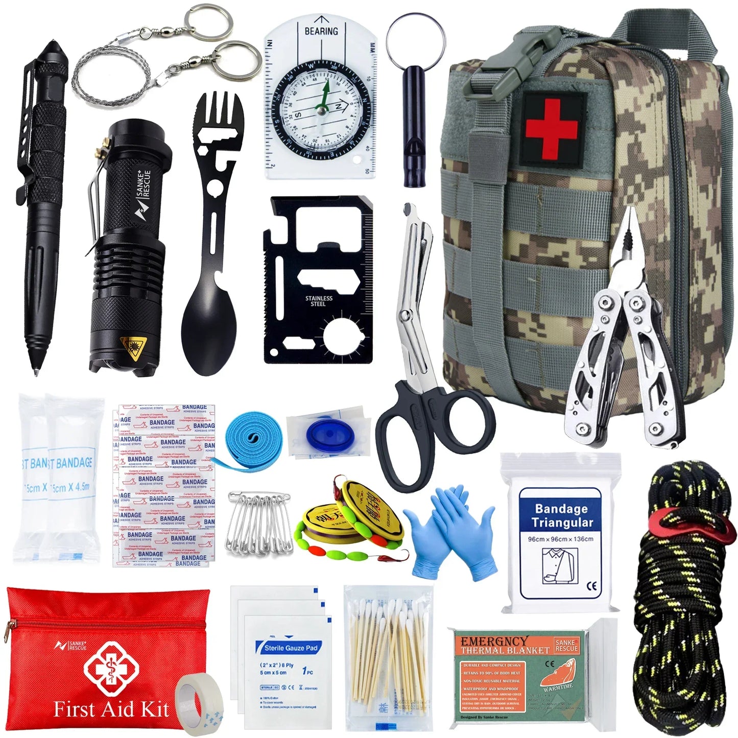 Portable First Aid Kit Backpack