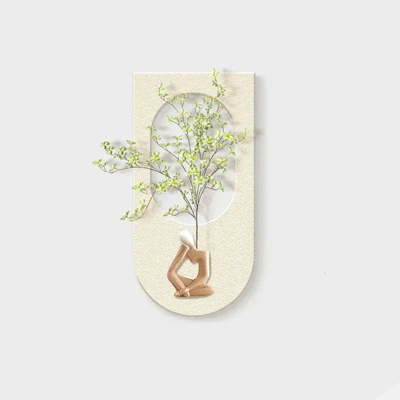 Realistic Green Leaf Wall Art