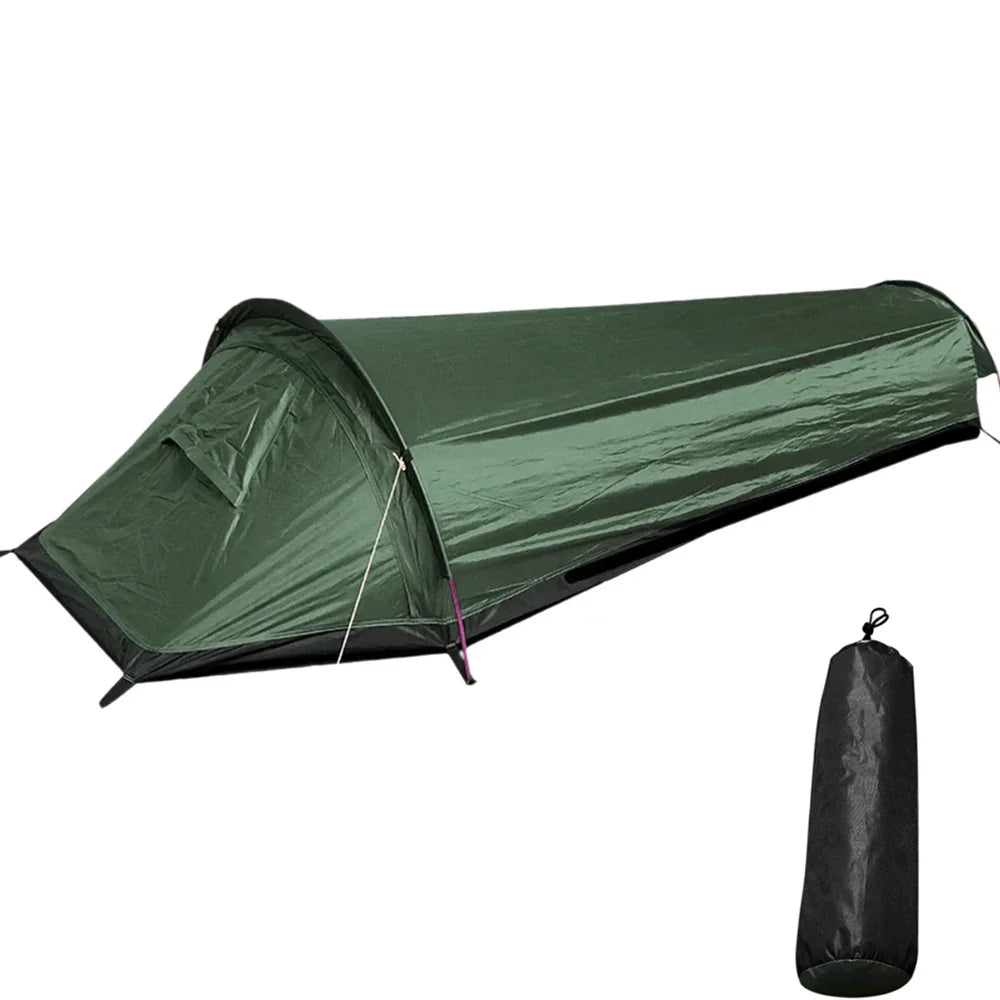 Lightweight Waterproof Camping Solo Tent with Aluminum Poles