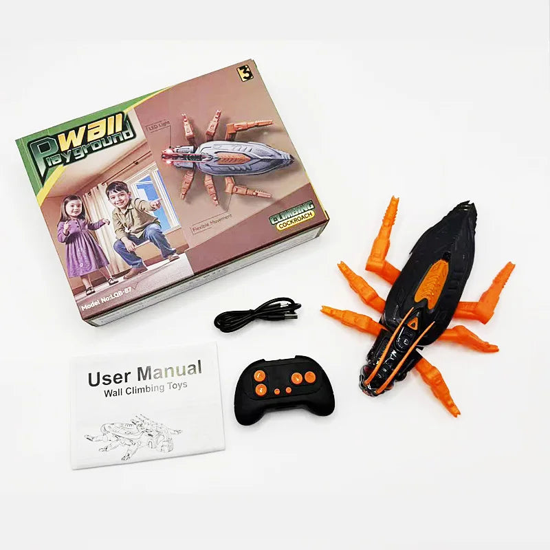 Fun RC Wall Climber LED Toy for Kids