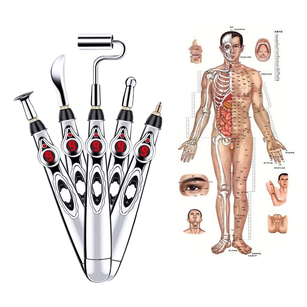 Portable Electric Acupuncture Massager Pen