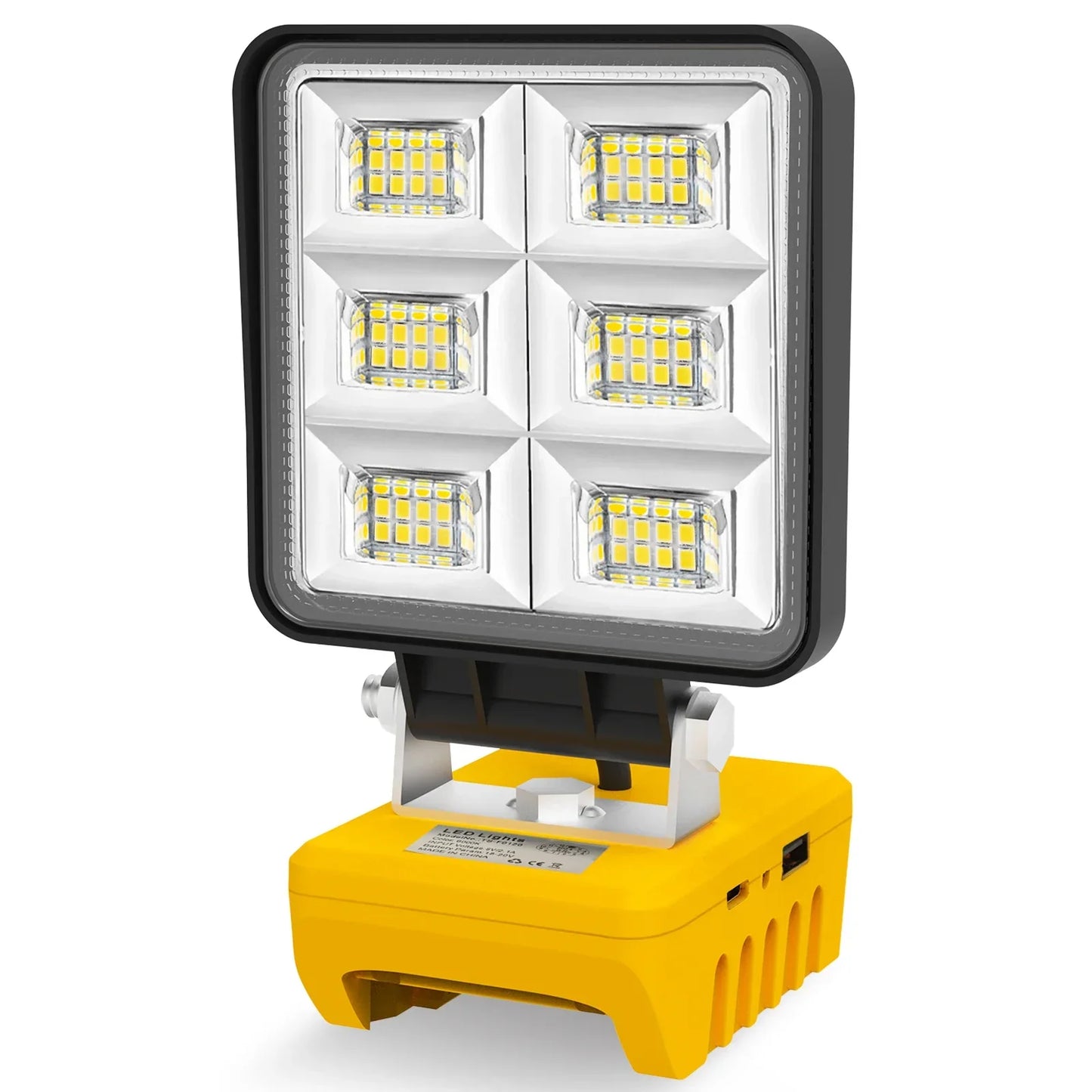 Bright 48 LED Rechargeable Work Spotlight