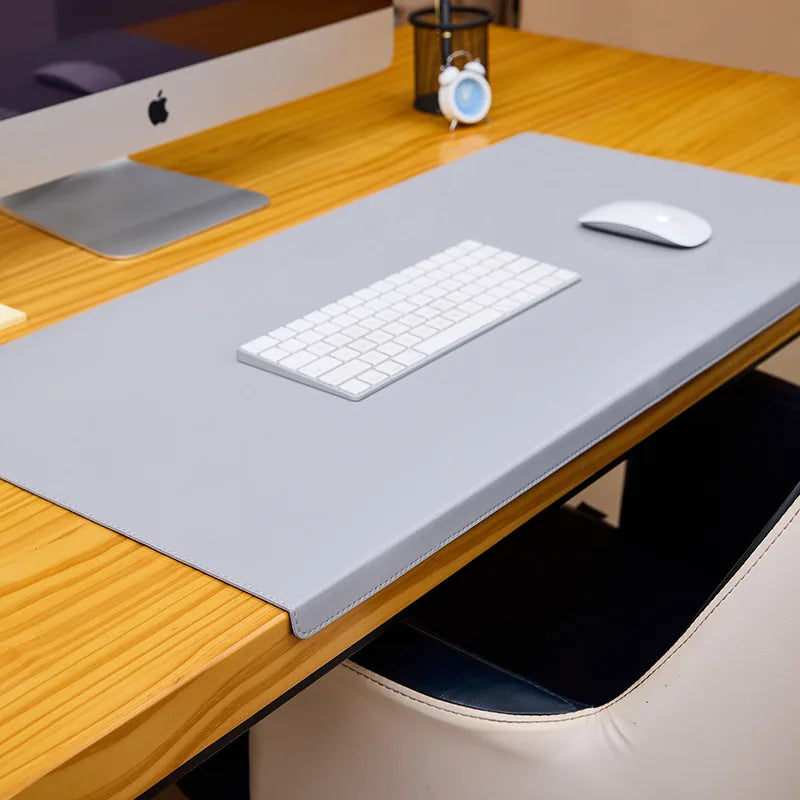Soft Leather Desk Mat - Ergonomic Wrist Support