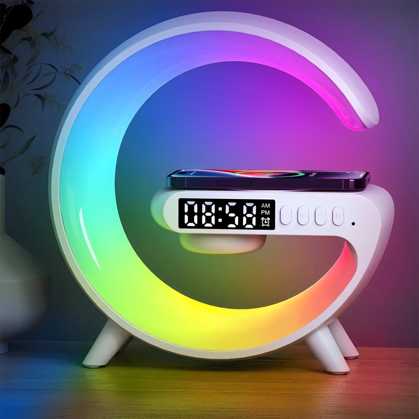 Compact LED Desktop Clock