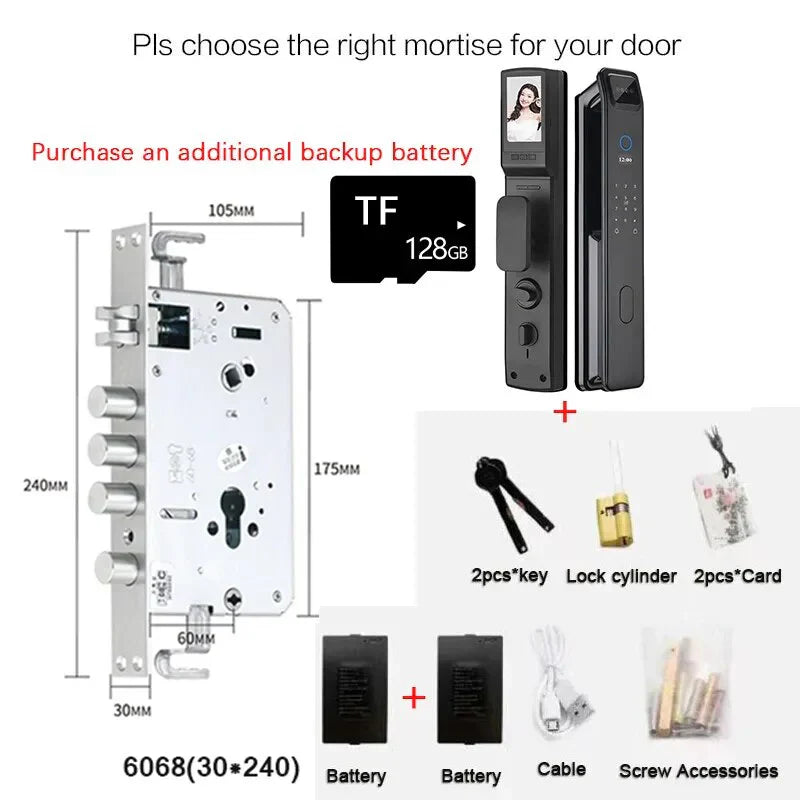Smart Keyless Fingerprint Door Lock Security System