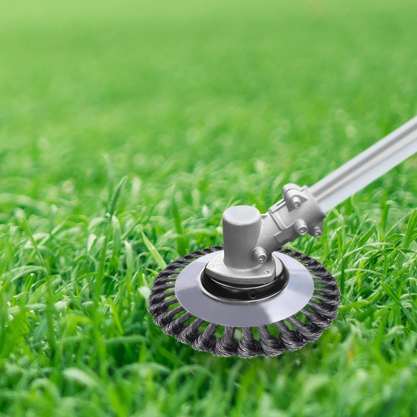 Heavy Duty Lawn Trimmer Head For Fast Weed Cutting - Luxicro