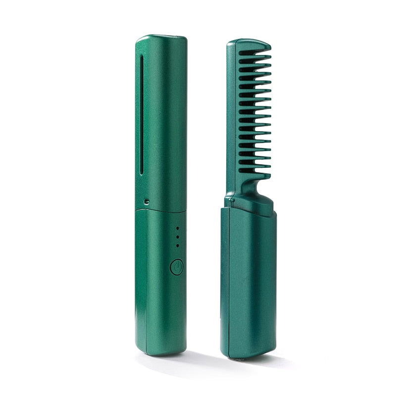 Compact Travel Hair Straightener Styling Comb