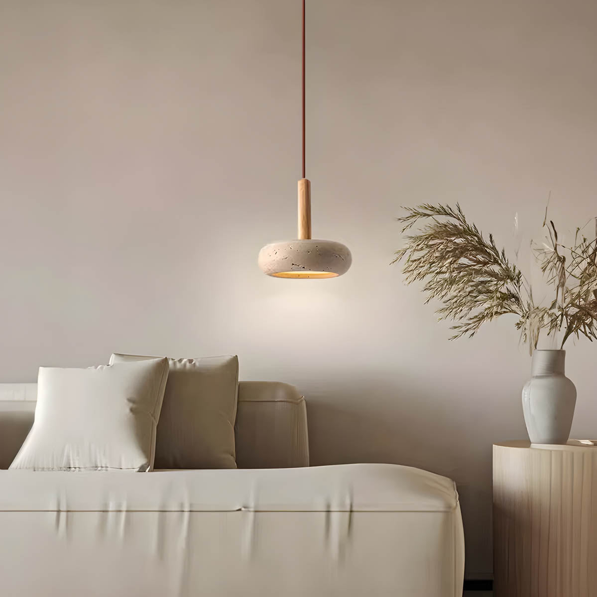 Stylish Stone LED Pendant Light