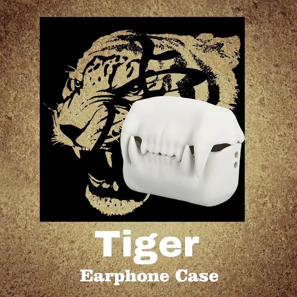 Unique Tiger Design Airpod Cover