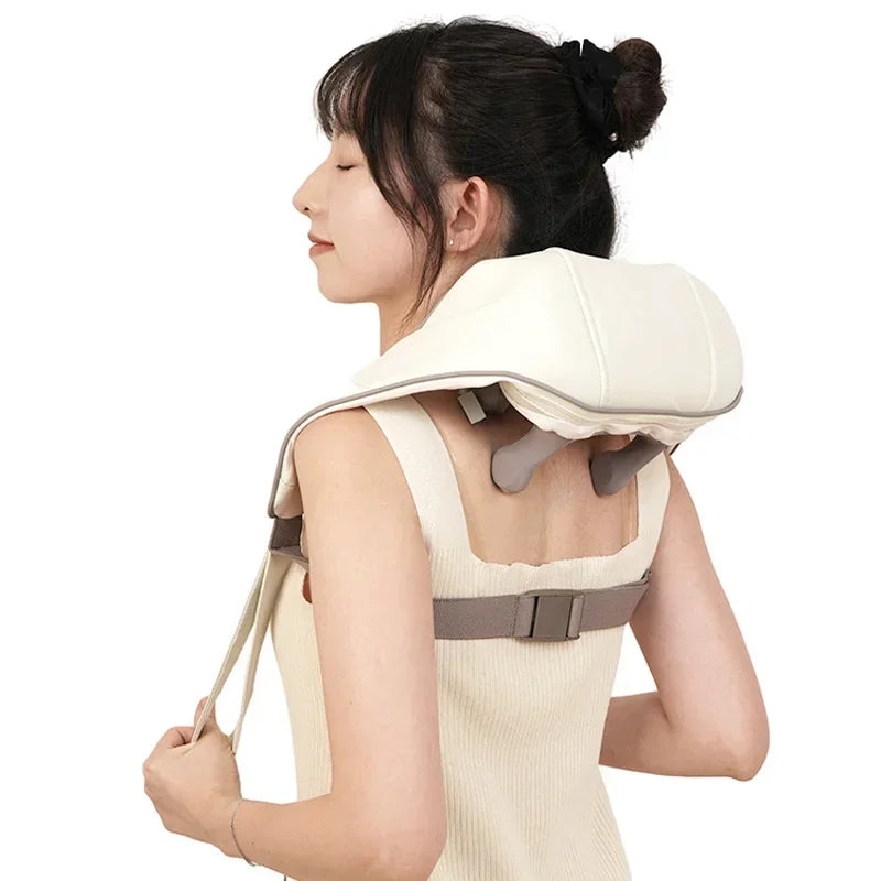 Cozy Electric Massage Wrap with Rolling Heat - Luxicro