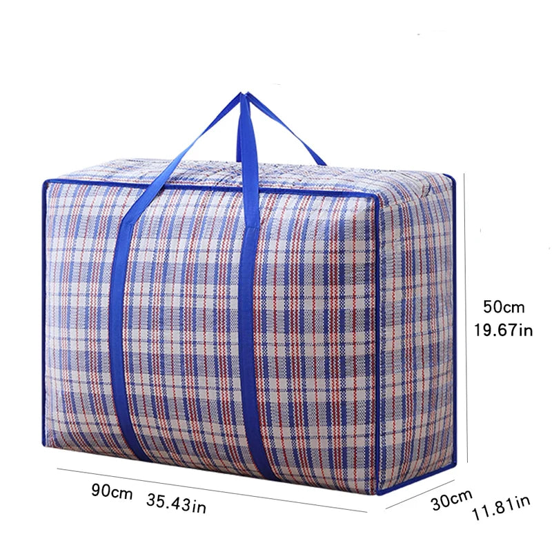 Collapsible Storage Tote with Easy Zipper Top