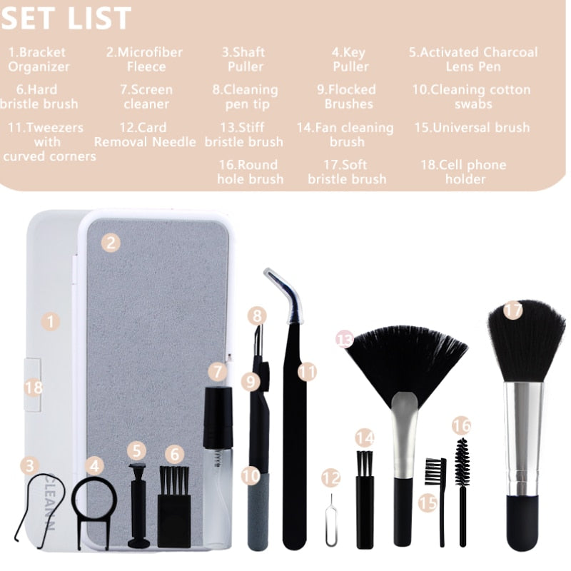 Ultimate Computer Cleaning Brush Set