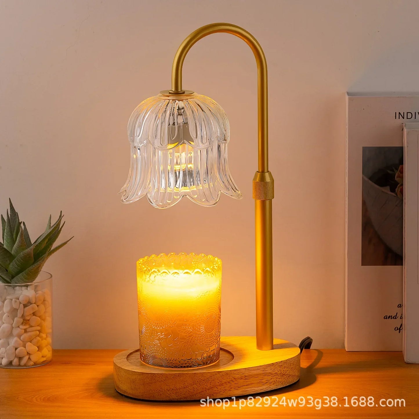Cozy Electric Candle Light with Adjustable Stand and Timer