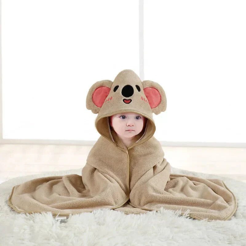 Adorable Animal Hooded Towel for Babies