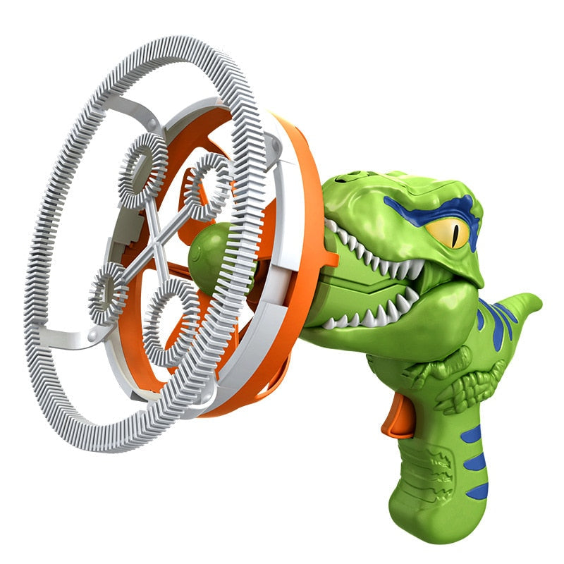 Colorful Kids Dinosaur Bubble Gun