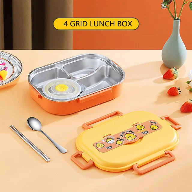 Insulated Stainless Steel Meal Prep Lunch Box Set
