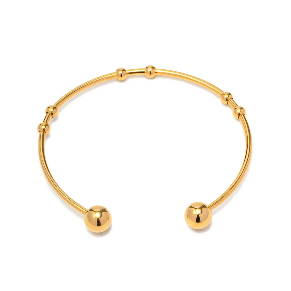 Stylish Beaded Cuff Bracelet Accessory