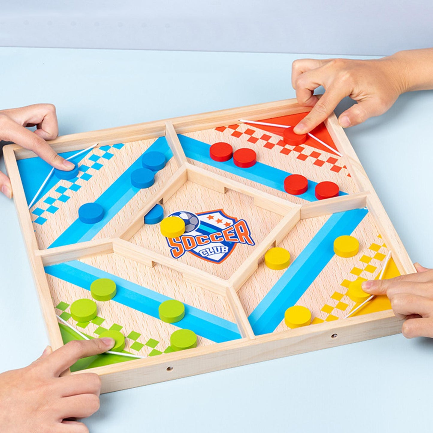 Classic Wooden Family Game Night Edition