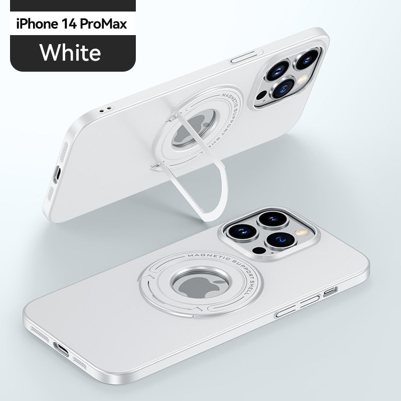 Durable Phone Case with Built-in Ring Stand