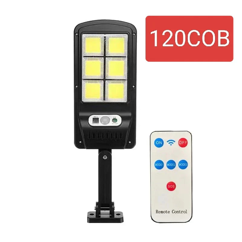 Bright Motion Activated Solar Yard Lamp