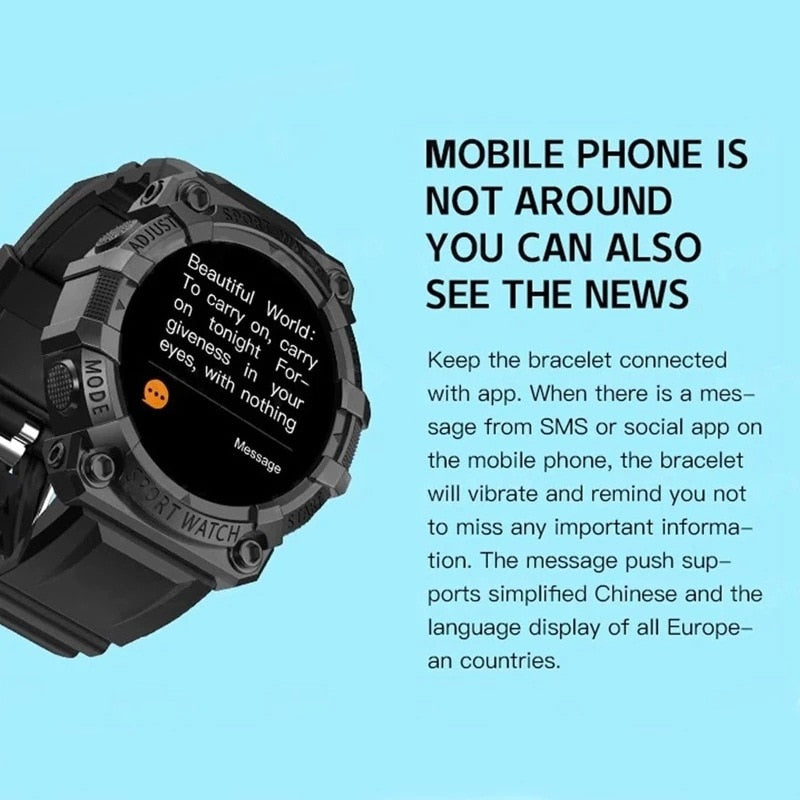 Fitness Tracker Smartwatch with Bluetooth