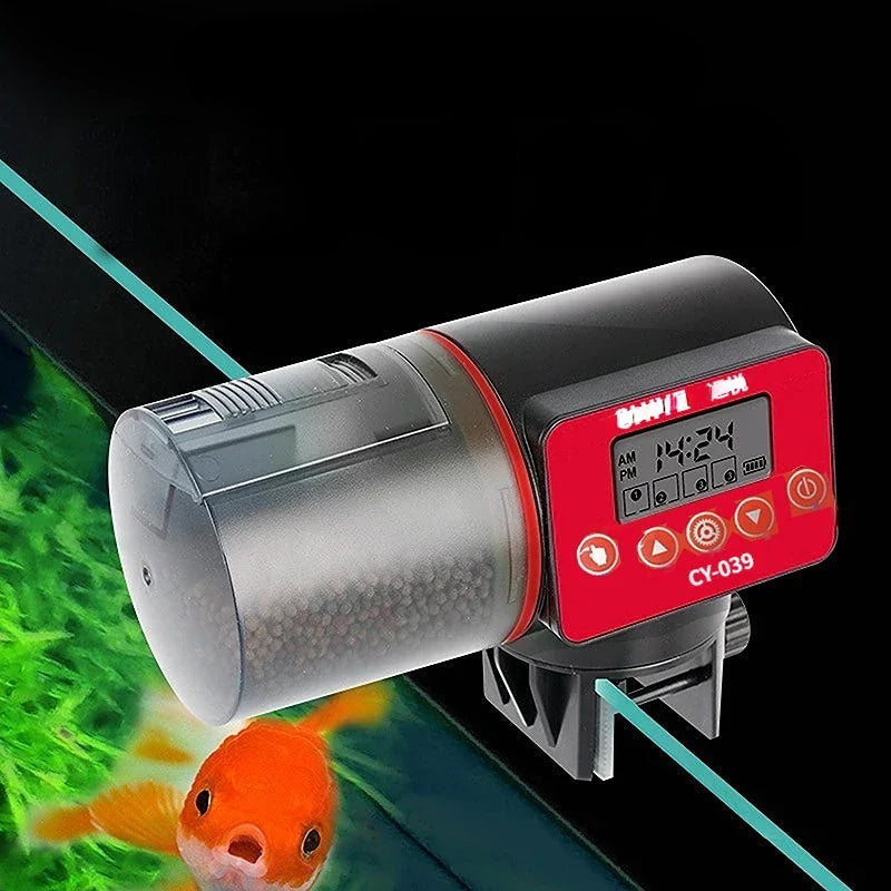 Easy Auto Fish Food Dispenser Tank Feeder